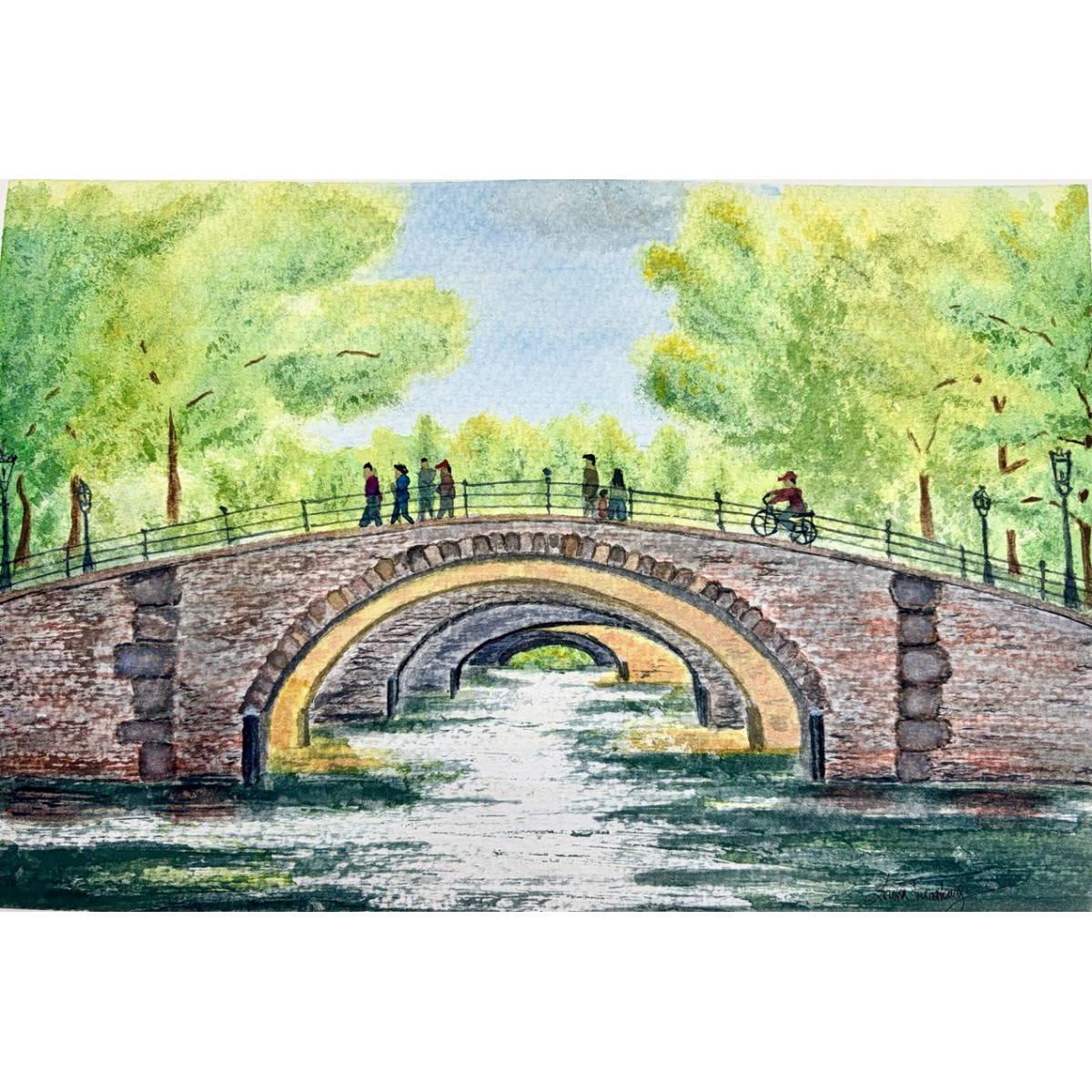 Calle Mendoza, watercolor